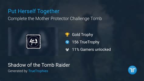 shadow of the tomb raider trophäen|Shadow of the Tomb Raider Trophies • PSNProfiles.com